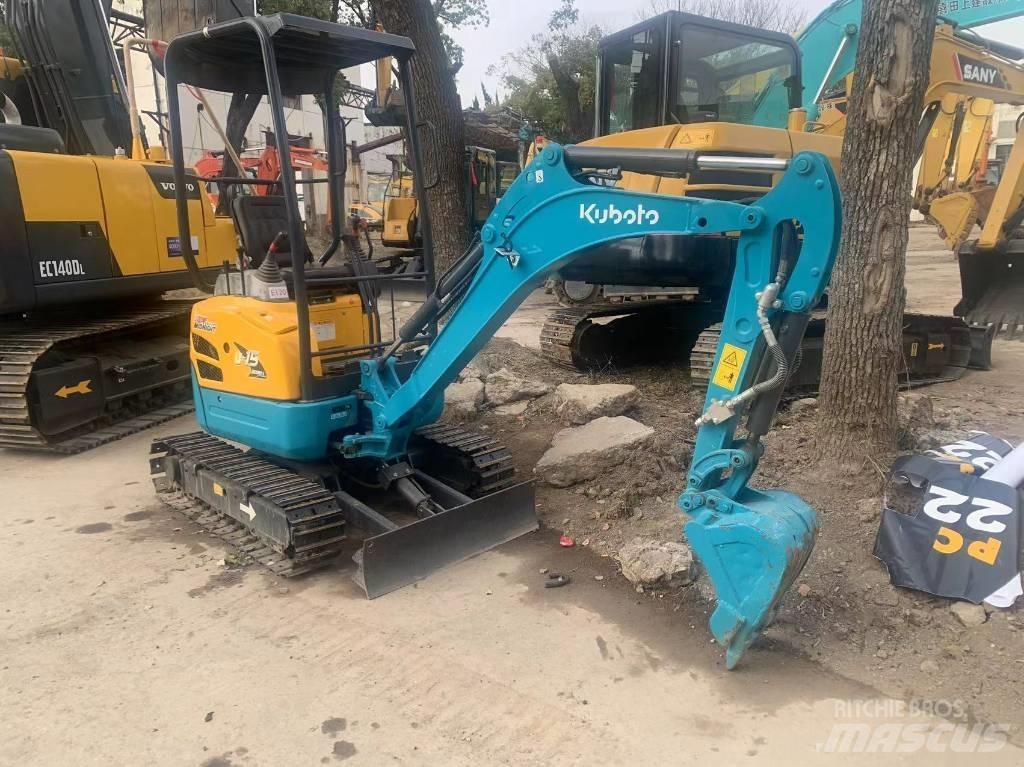 Kubota U15 Mini ekskavatörler, 7 tona dek