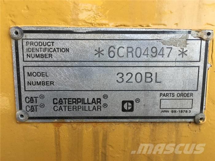 CAT 320 B L Paletli ekskavatörler