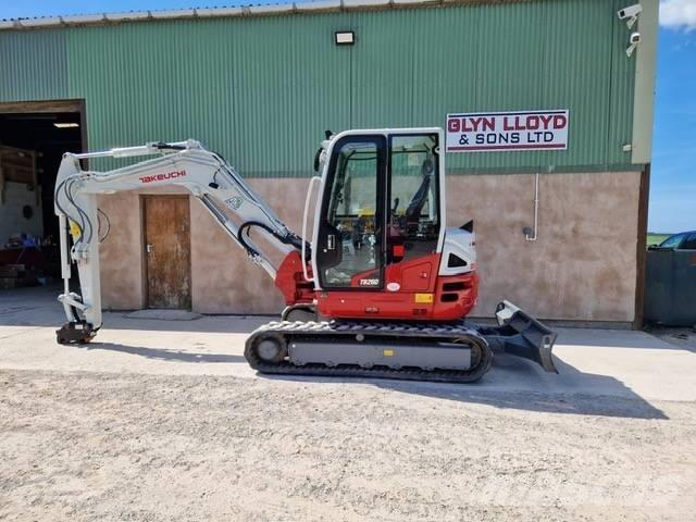 Takeuchi TB 260 Mini ekskavatörler, 7 tona dek