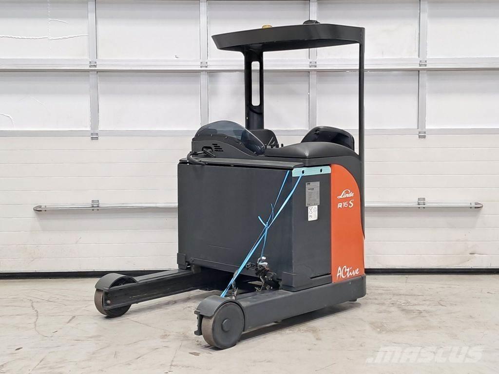 Linde R16S Reach truck - depo içi istif araçları