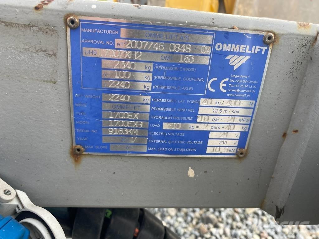 Omme 1700 EBX Tekerlekli platformlar