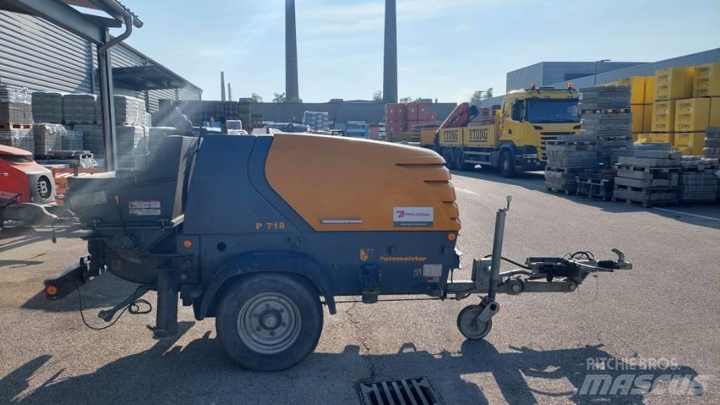 Putzmeister P 718 TD Beton pompaları