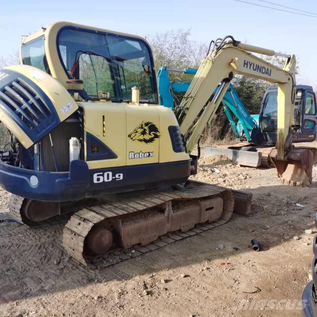 Hyundai R60-9 Mini ekskavatörler, 7 tona dek