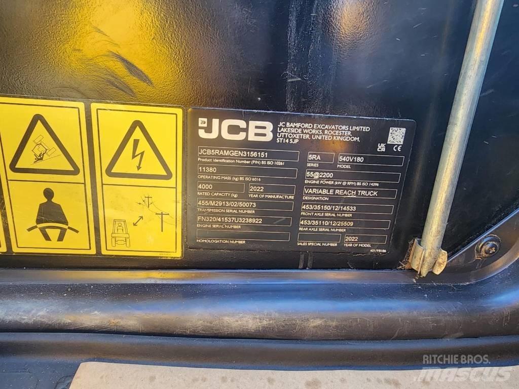 JCB 540-180 Teleskopik yükleyiciler
