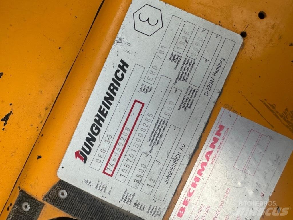 Jungheinrich EFD35 Dizel forkliftler