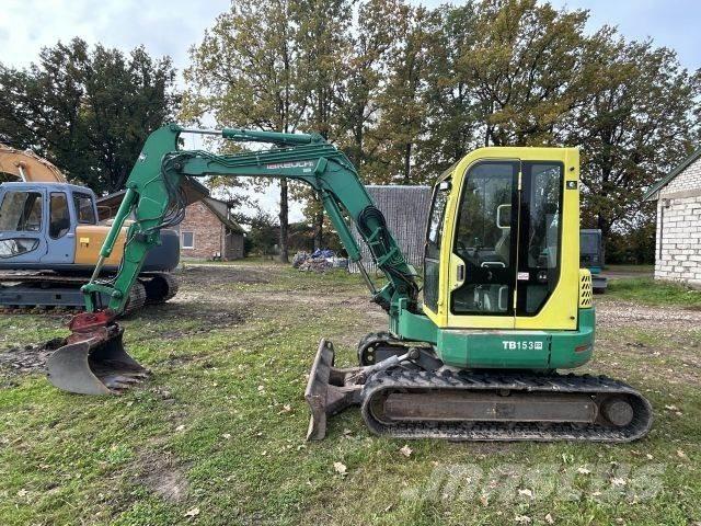 Takeuchi TB153 FR Mini ekskavatörler, 7 tona dek