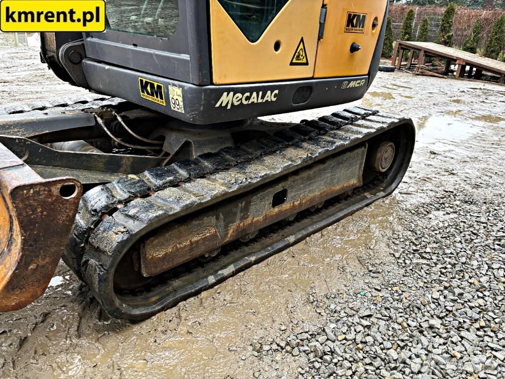 Mecalac 6 M CR Mini ekskavatörler, 7 tona dek