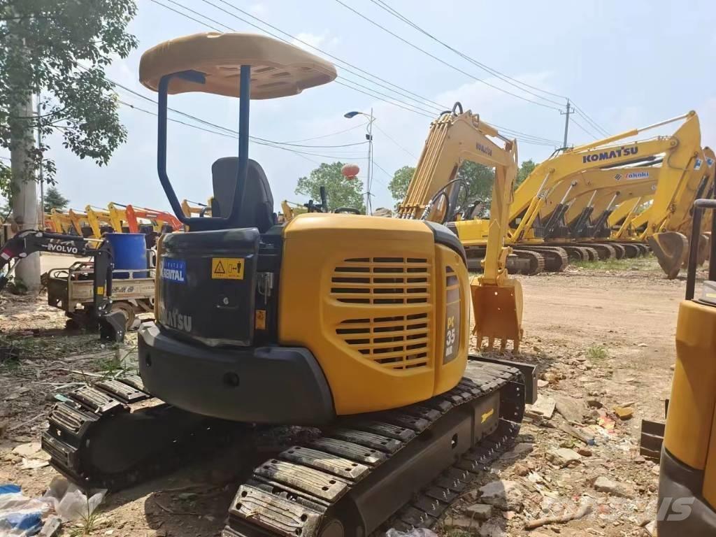 Komatsu PC35 Mini ekskavatörler, 7 tona dek