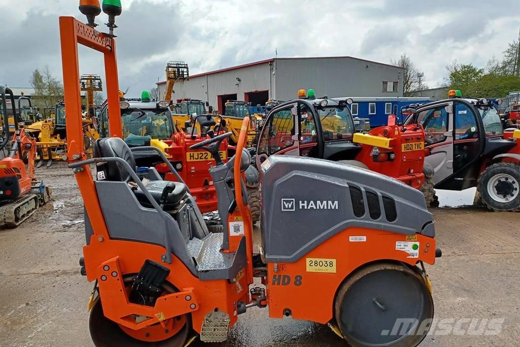 Hamm HD 8 VV Çift tamburlu silindirler