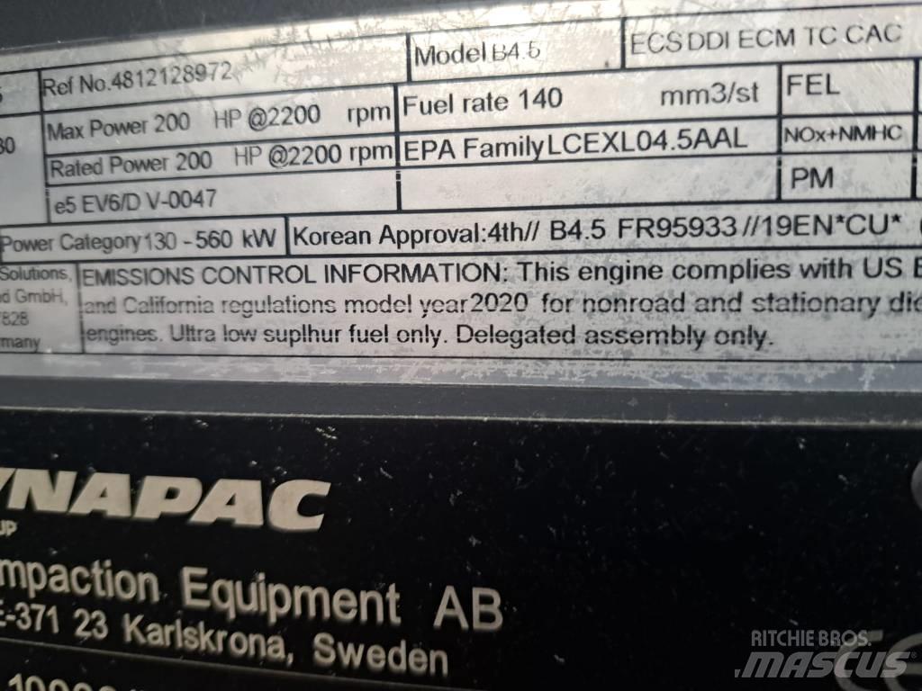 Dynapac CA6000D Tek tamburlu silindirler