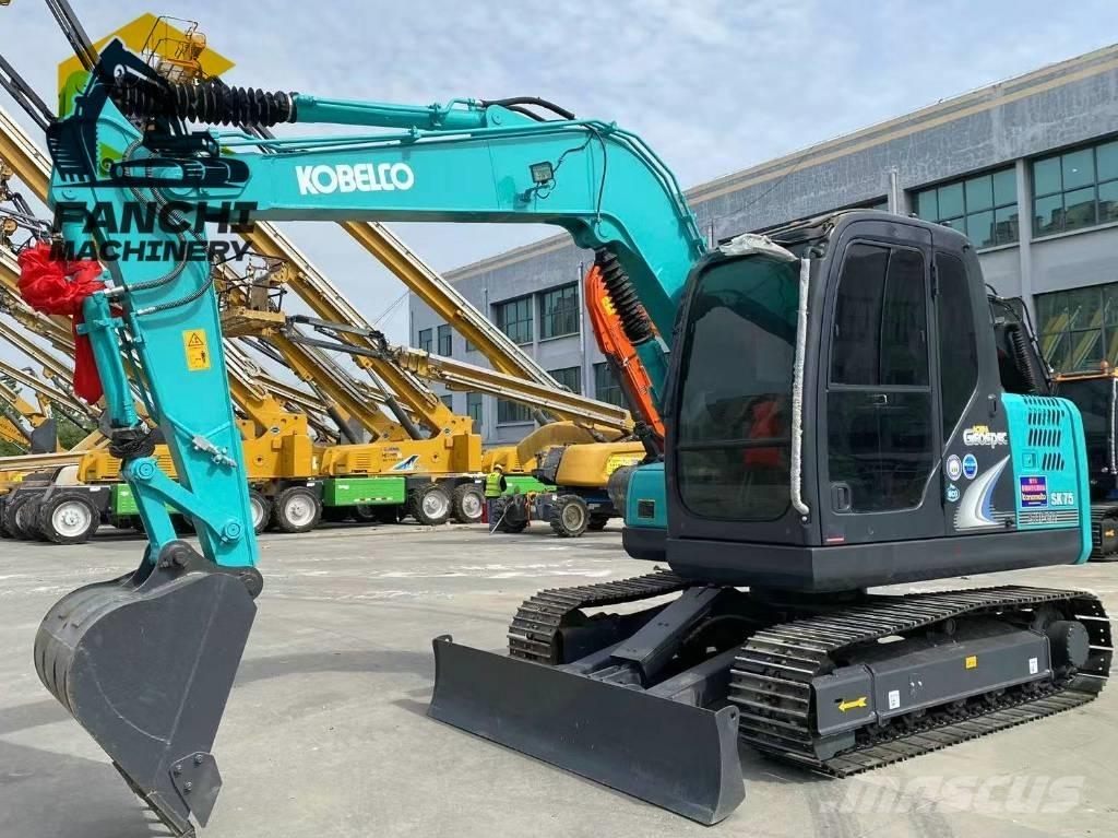 Kobelco 75 Mini ekskavatörler, 7 tona dek