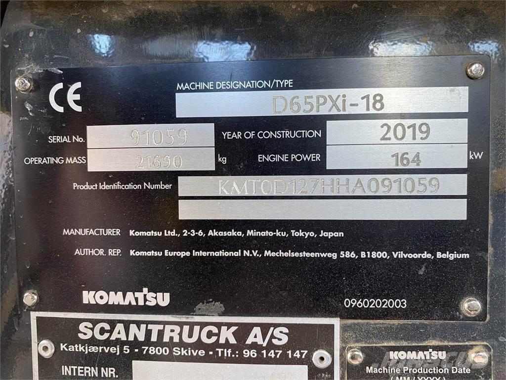 Komatsu D65PXI-18 Paletli dozerler