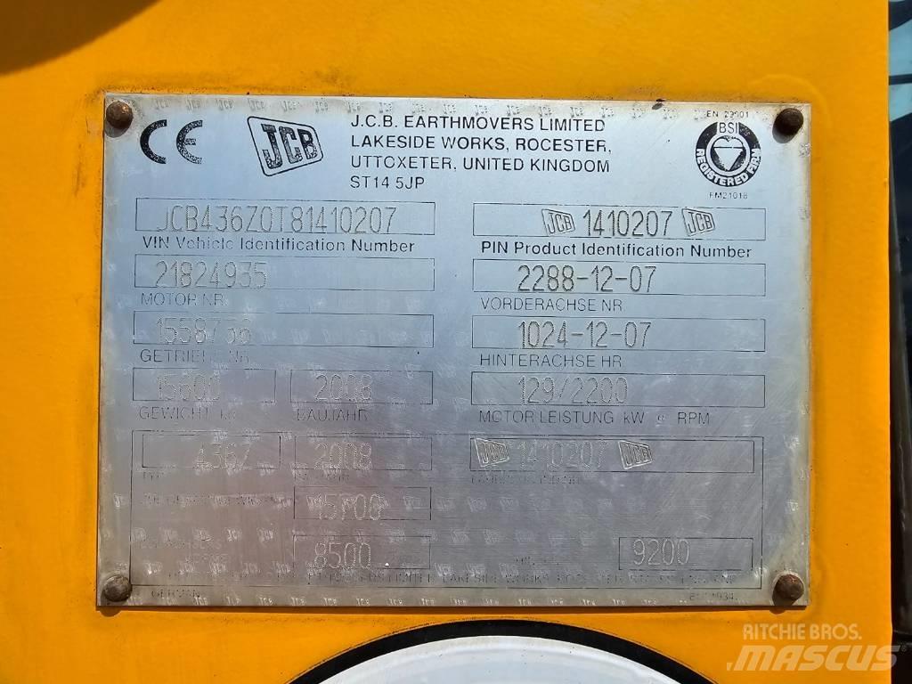 JCB 436 ZX Tekerlekli yükleyiciler