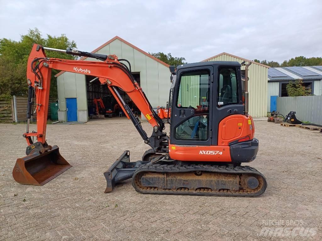 Kubota KX 057-4 Mini ekskavatörler, 7 tona dek