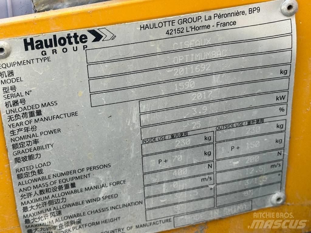 Haulotte OPTIMUM 8 Makasli platformlar