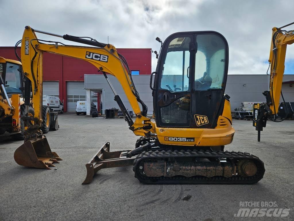 JCB 8035 Mini ekskavatörler, 7 tona dek