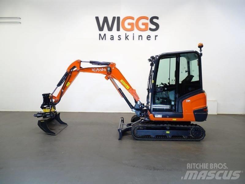 Kubota KX 027-4 Mini ekskavatörler, 7 tona dek