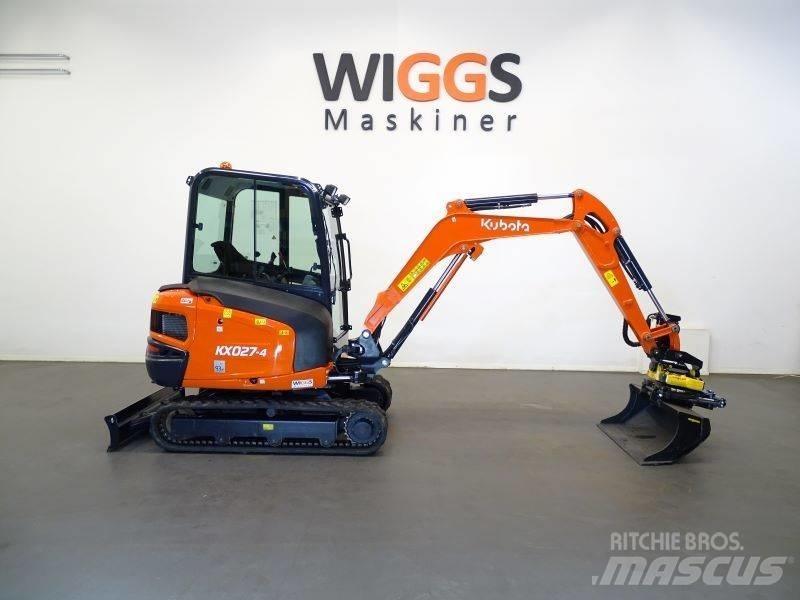 Kubota KX 027-4 Mini ekskavatörler, 7 tona dek