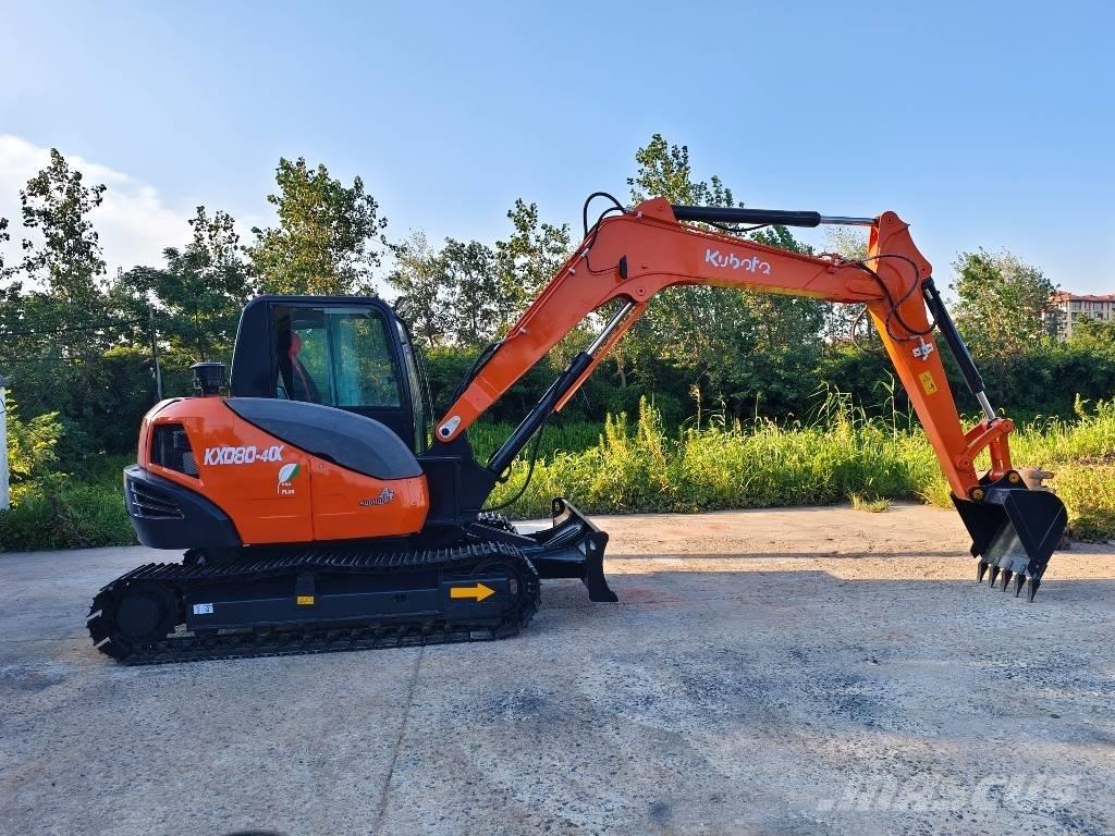Kubota KX 080-4 CX Midi ekskavatörler 7 - 12 t