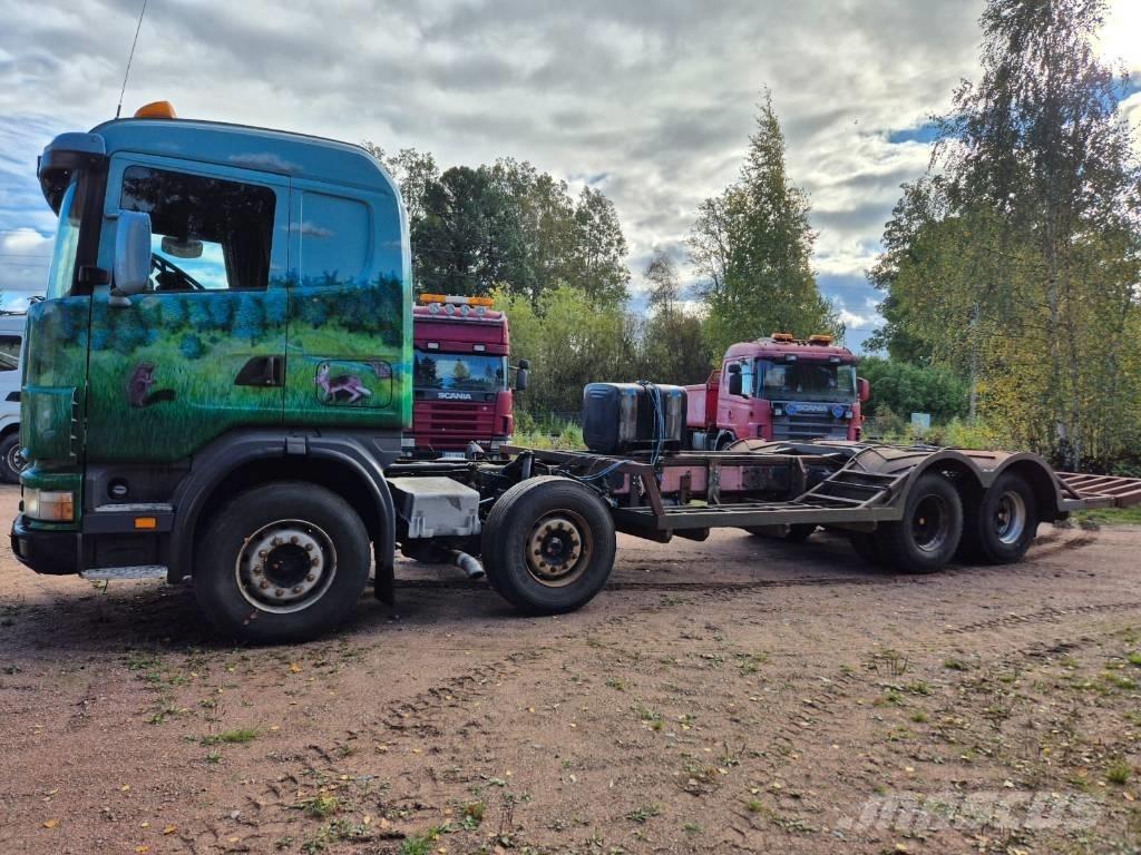 Scania R 124 Orman makinesi taşıma kamyonları