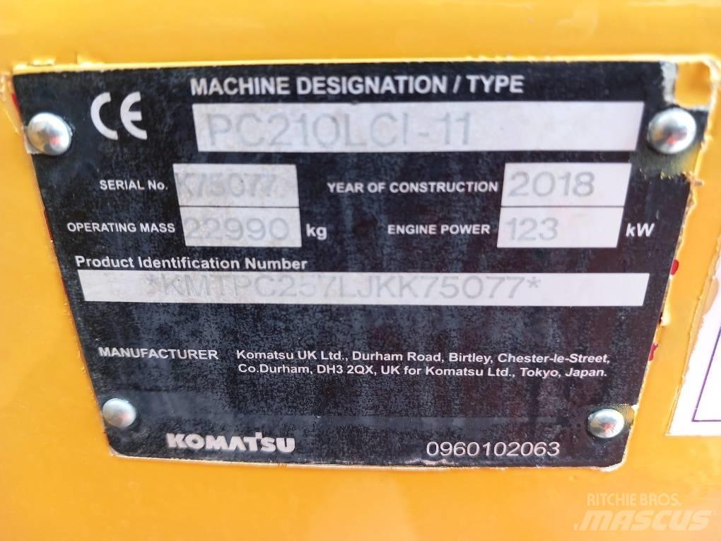 Komatsu PC210LCI-11 Paletli ekskavatörler