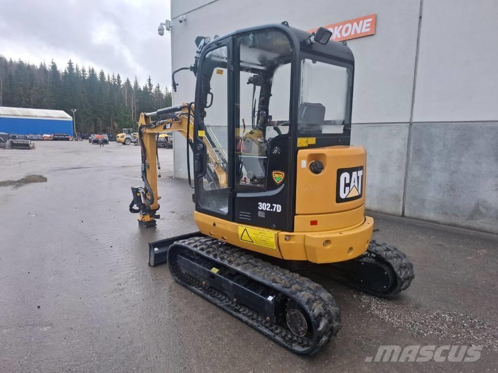 CAT 302.7 D CR Mini ekskavatörler, 7 tona dek