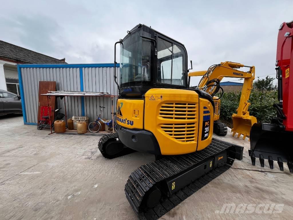 Komatsu PC 35 MR Mini ekskavatörler, 7 tona dek