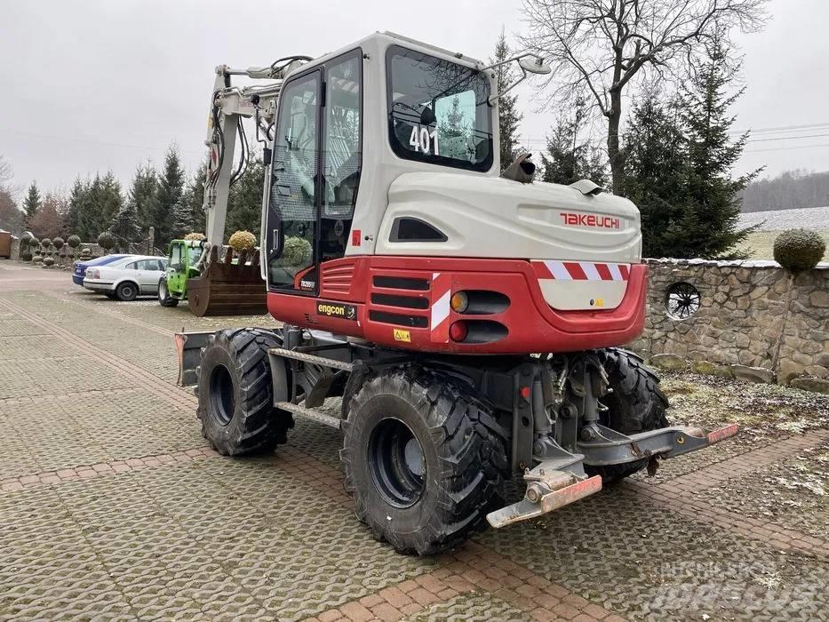 Takeuchi TB 295 Lastik tekerli ekskavatörler