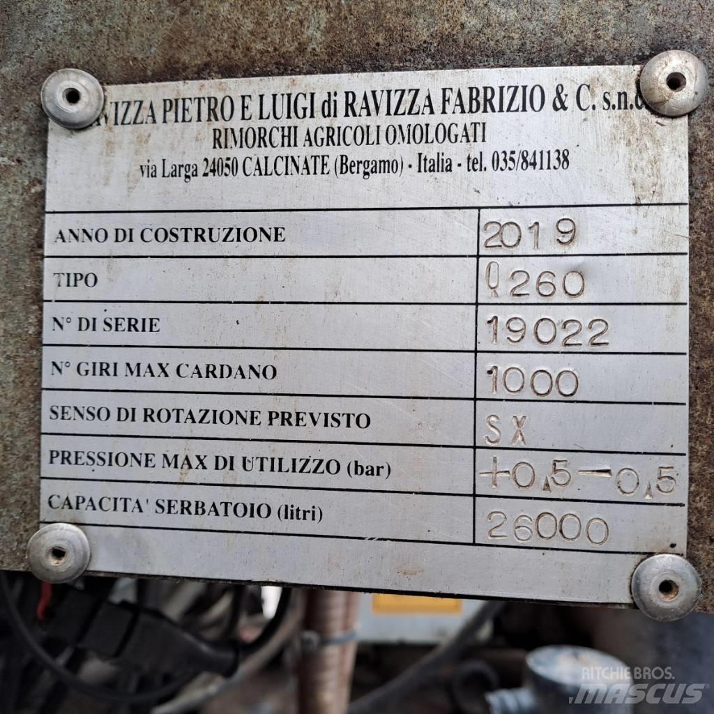  RAVIZZA CB260S4ASIB Sivi gübre ve ilaç tankerleri