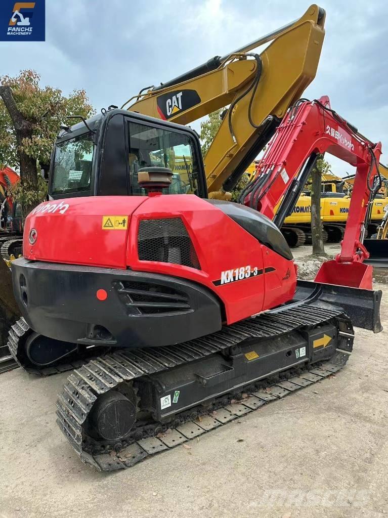 Kubota 183 Mini ekskavatörler, 7 tona dek