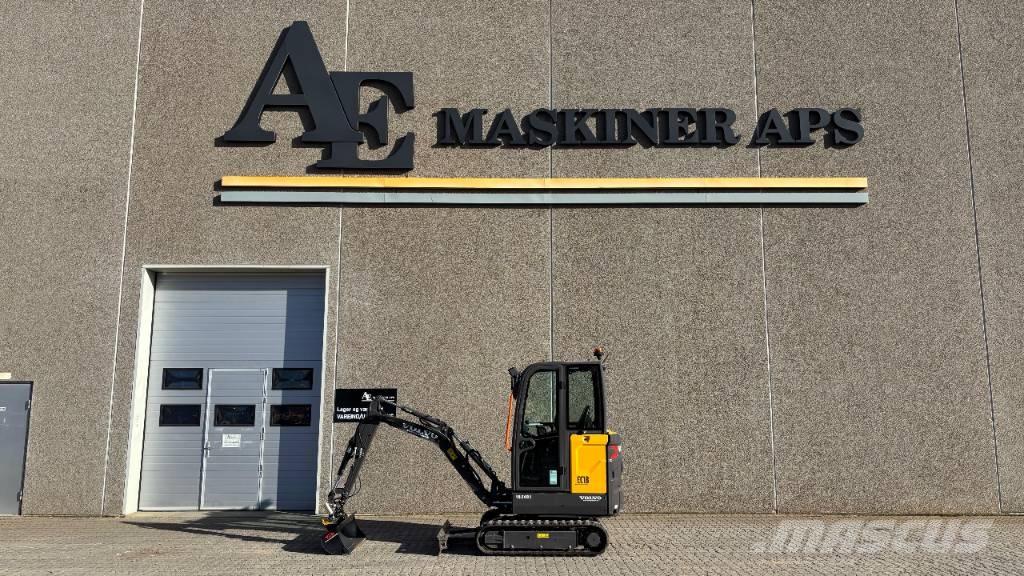 Volvo EC 18 Electric Mini ekskavatörler, 7 tona dek