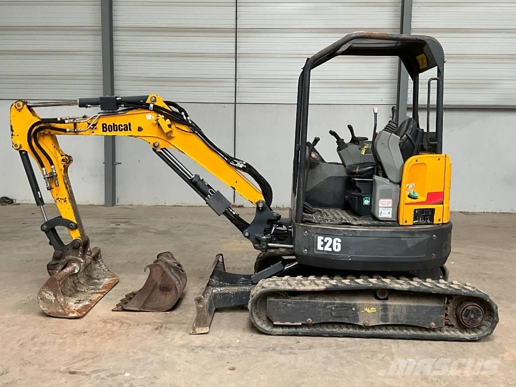 Bobcat E 26 EM Mini ekskavatörler, 7 tona dek