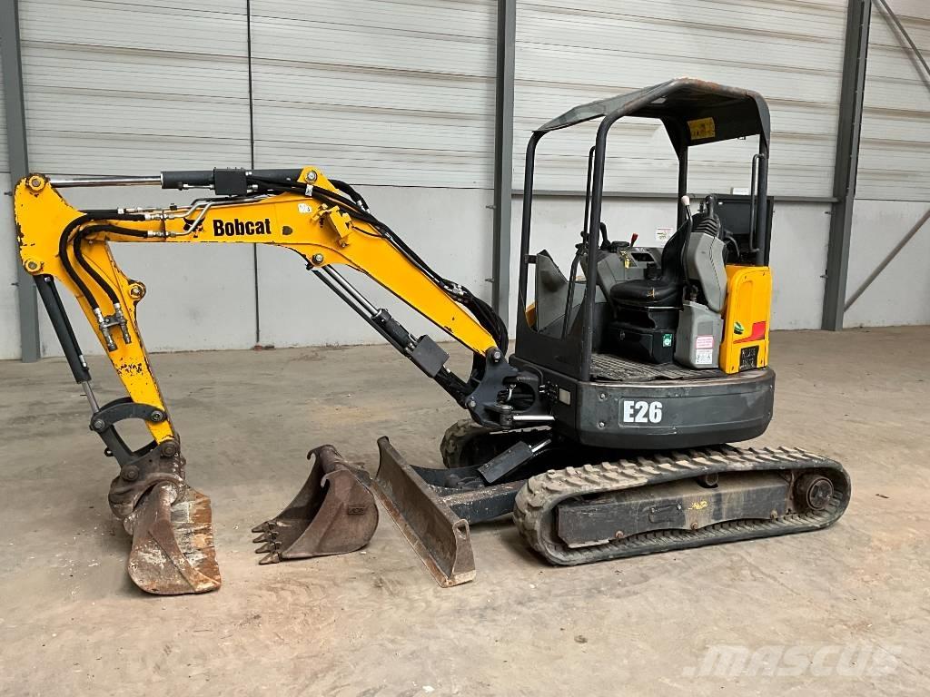 Bobcat E 26 EM Mini ekskavatörler, 7 tona dek