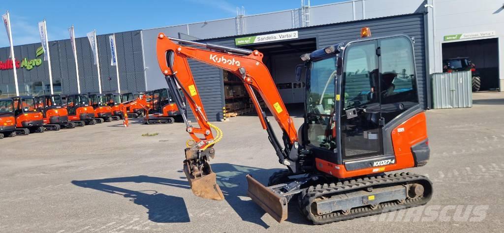 Kubota KX 027-4 Mini ekskavatörler, 7 tona dek