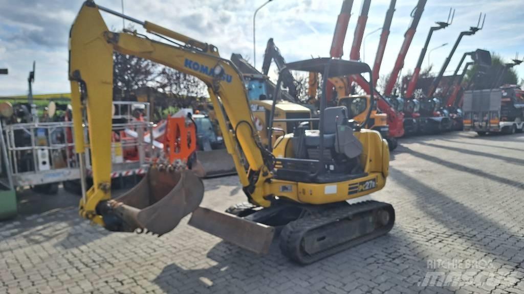 Komatsu PC27R-8 Mini ekskavatörler, 7 tona dek