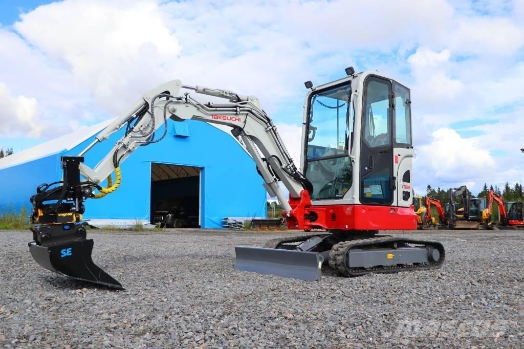 Takeuchi TB325R Mini ekskavatörler, 7 tona dek