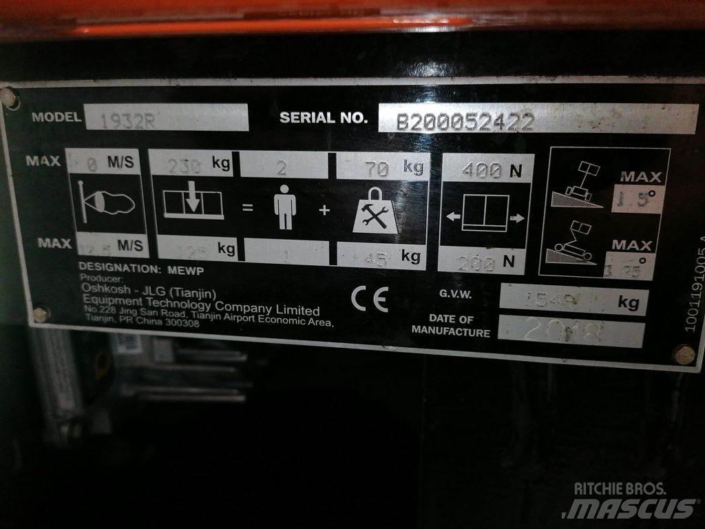 JLG 1932R Makasli platformlar