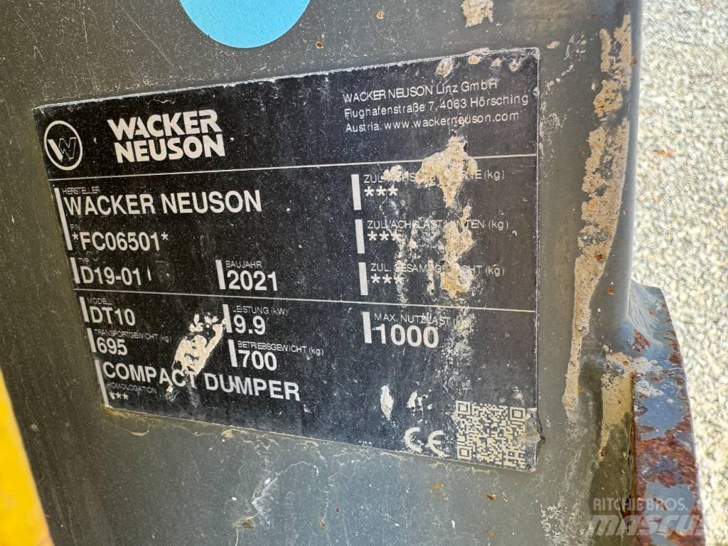 Wacker Neuson DT10 Paletli damperler