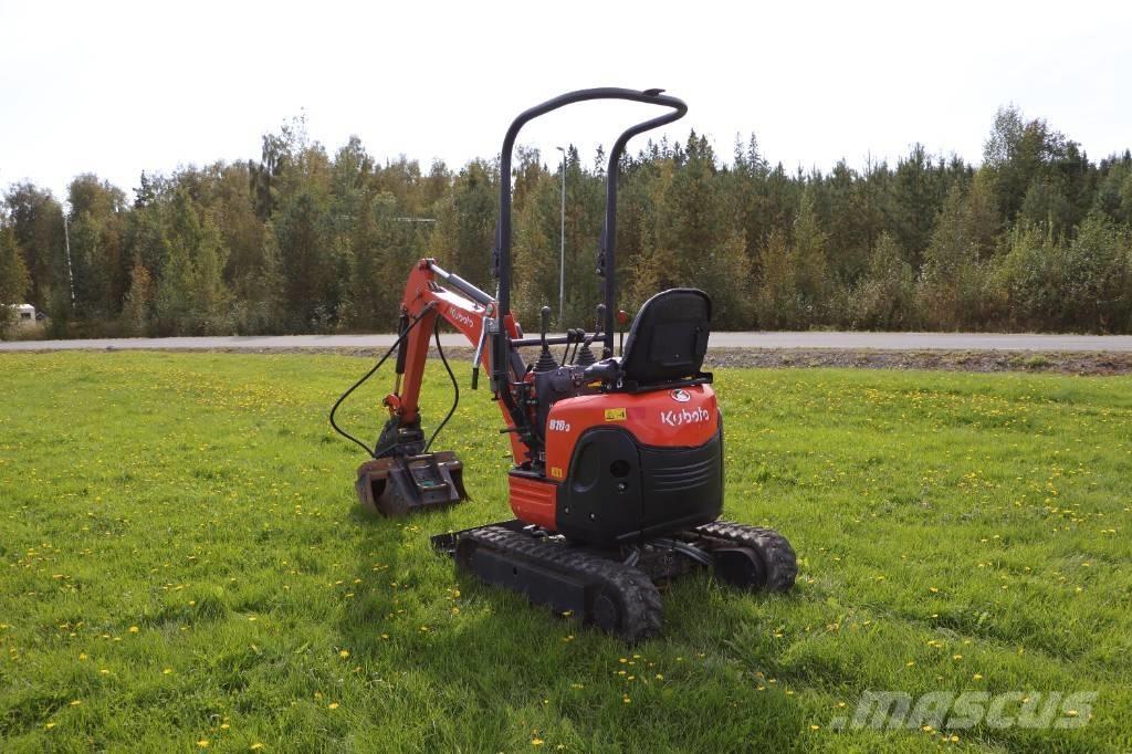 Kubota U10-3 Mini ekskavatörler, 7 tona dek