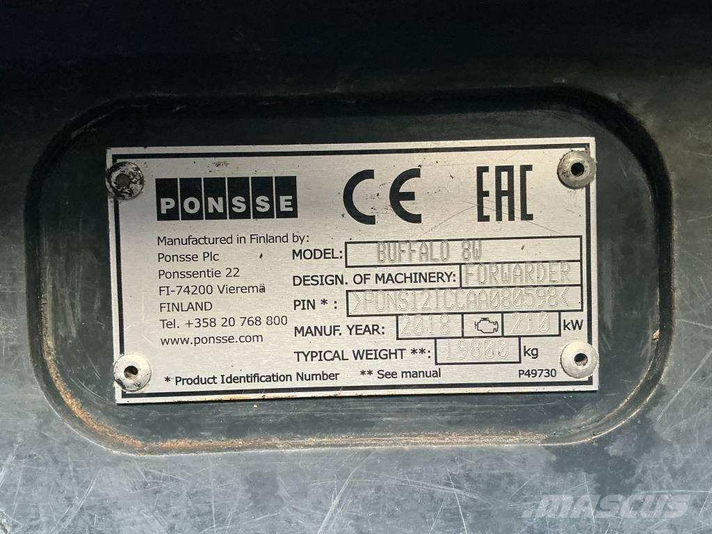 Ponsse Buffalo Tomruk yükleyici traktörler