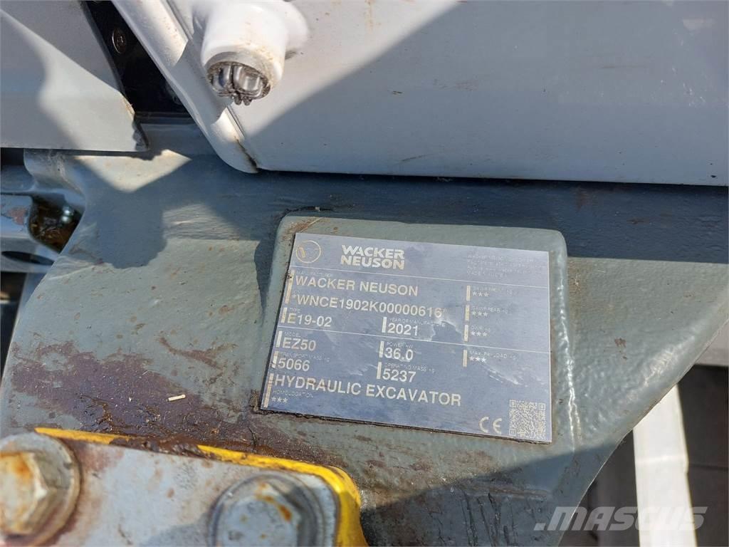 Wacker Neuson EZ50 Paletli ekskavatörler