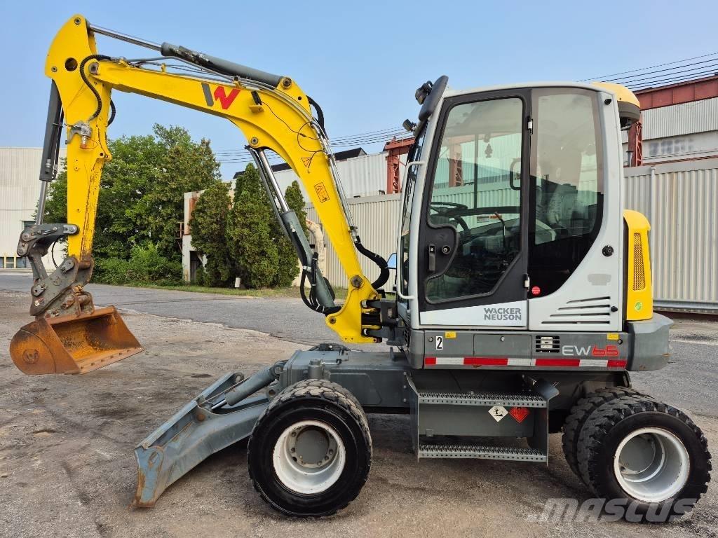 Wacker Neuson EW 100 Lastik tekerli ekskavatörler