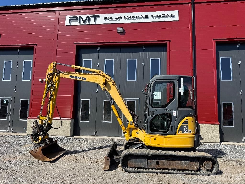 Komatsu PC 50 Mini ekskavatörler, 7 tona dek