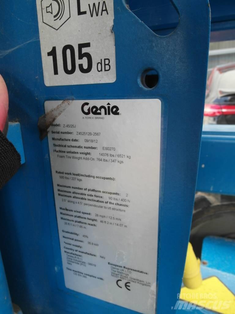 Genie Z 45/25 J Körüklü personel platformları