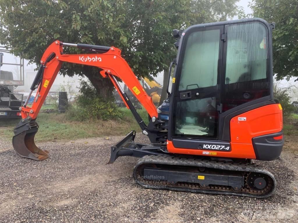Kubota KX 027 Mini ekskavatörler, 7 tona dek