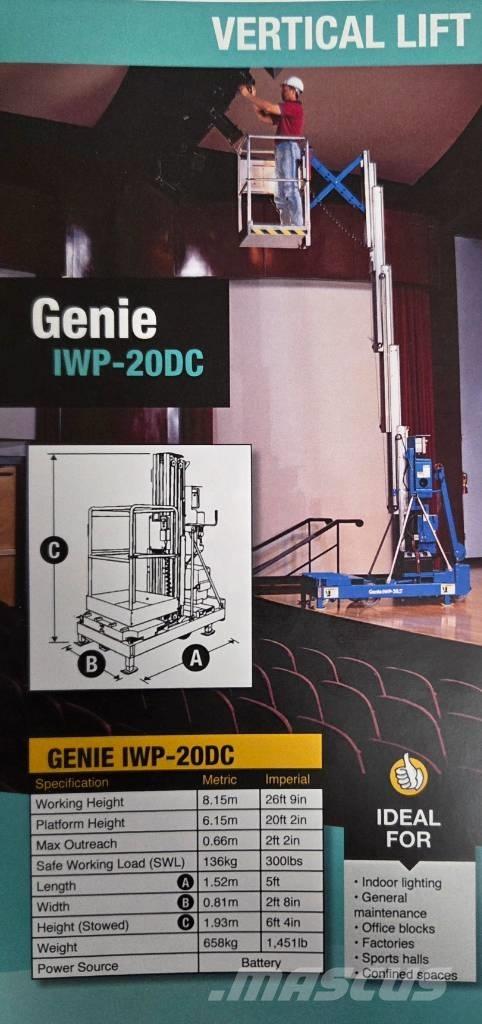 Genie IWP 20 S Personel Platformları ve Cephe Asansörleri
