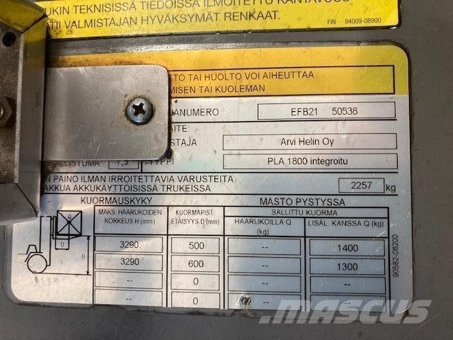 Mitsubishi FB15PNT Elektrikli forkliftler