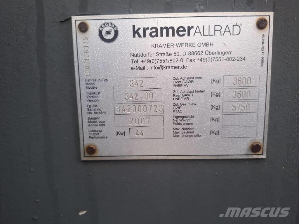 Kramer 380 Tekerlekli yükleyiciler