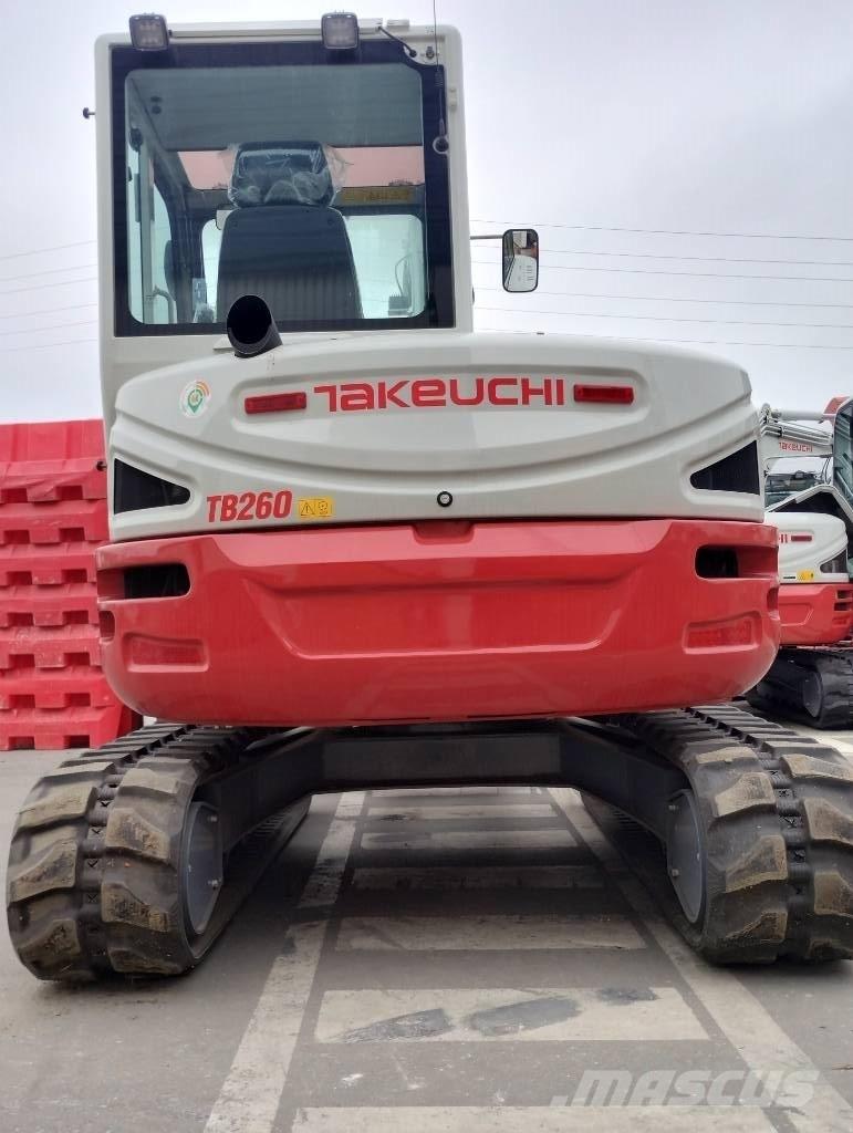 Takeuchi TB 260 Mini ekskavatörler, 7 tona dek