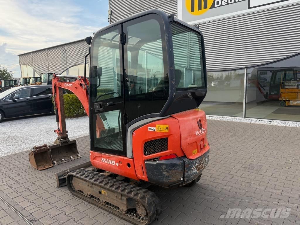 Kubota KX 018-4 Mini ekskavatörler, 7 tona dek